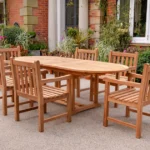 teak outdoor dining set