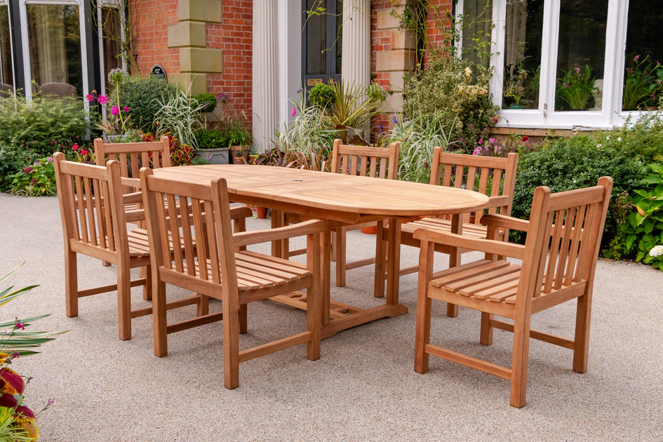 teak outdoor dining set