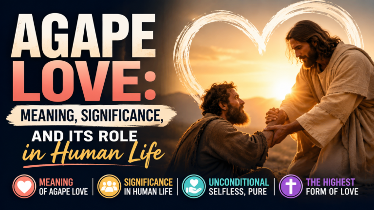Agape Love: Meaning, Significance, and Its Role in Human Life