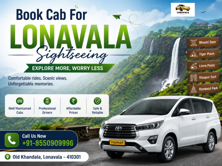 Book Cab for Lonavala Sightseeing