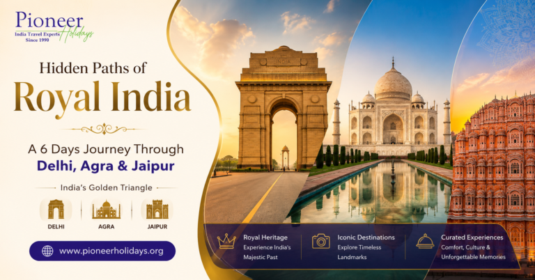 Hidden Paths of Royal India: A 6 Days Journey Through Delhi, Agra & Jaipur