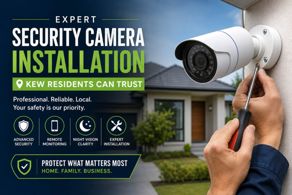 Expert Security Camera Installation Kew Residents Can Trust