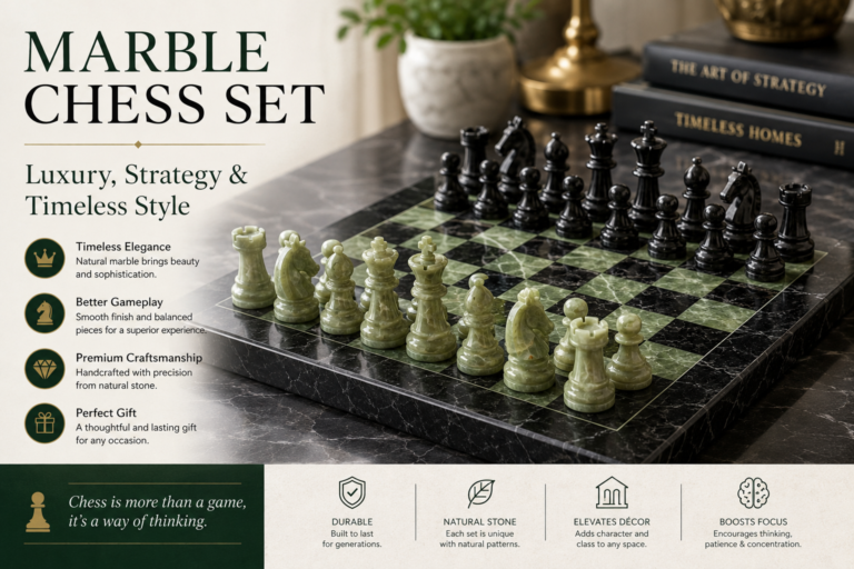 Marble Chess Set Luxury, Strategy & Timeless Style