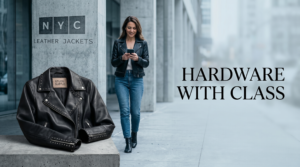 Studded Leather Jackets for Women: Wear Hardware Without Overdoing It