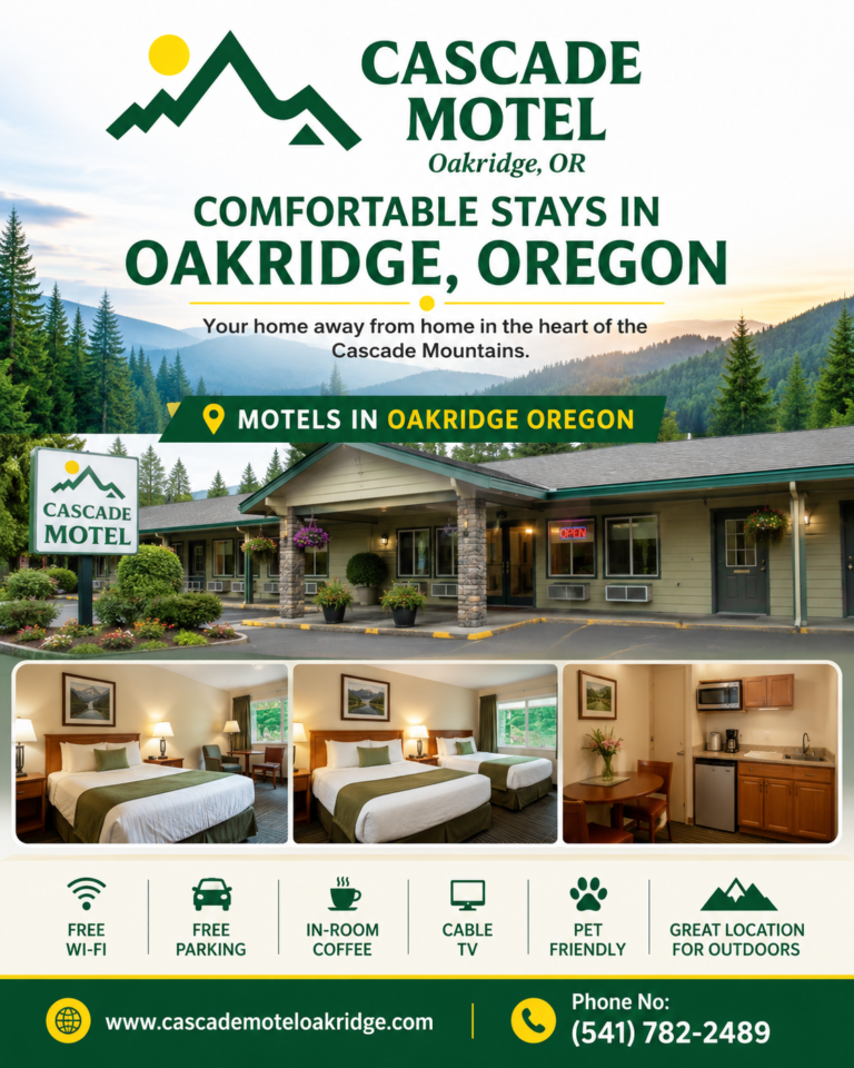 motels in oakridge oregon
