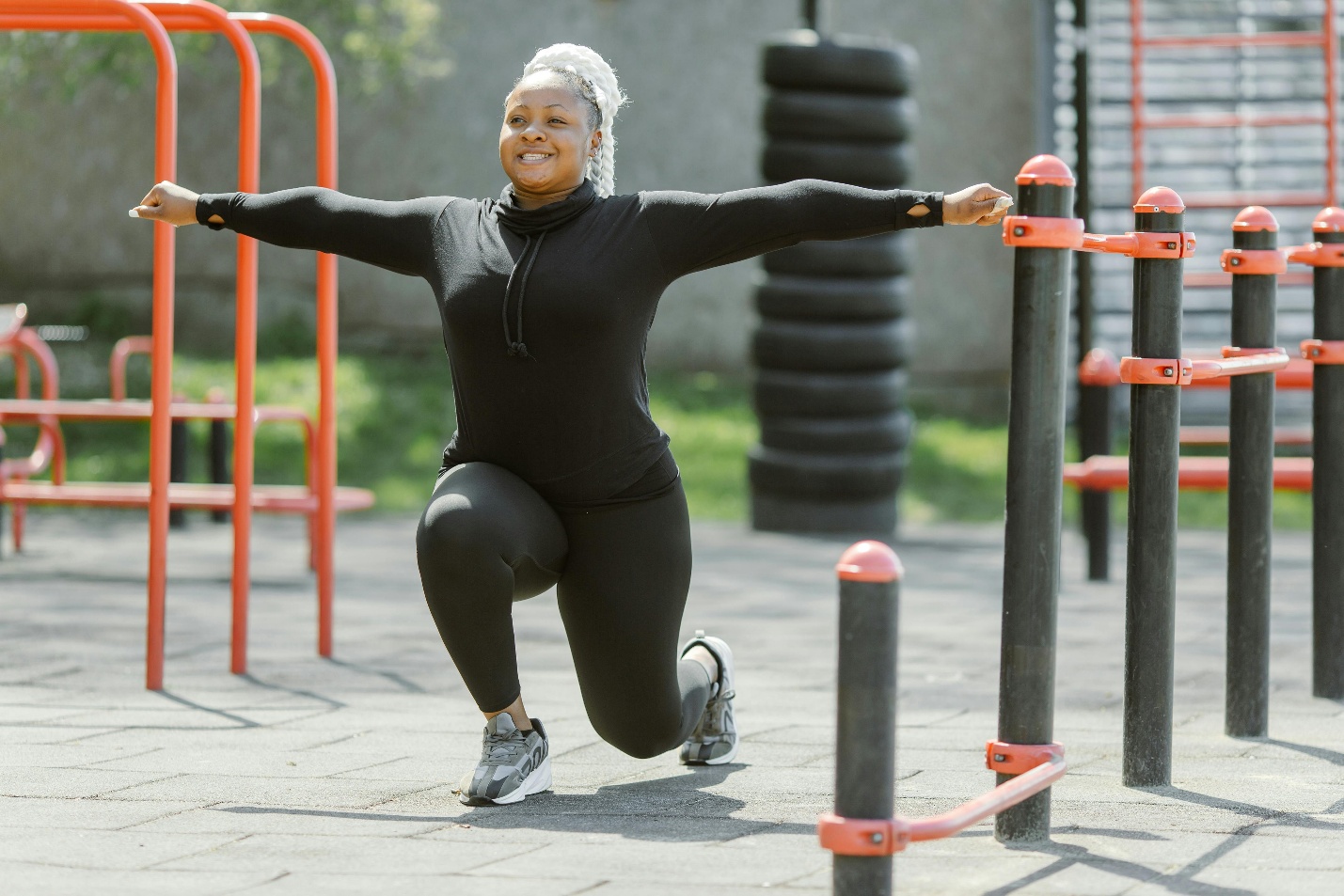 A person doing exercise 