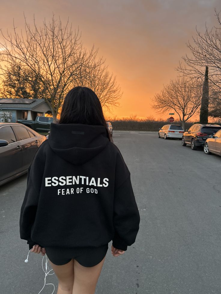 Fear Of God Online Store Essential Hoodie A Modern Streetwear Icon