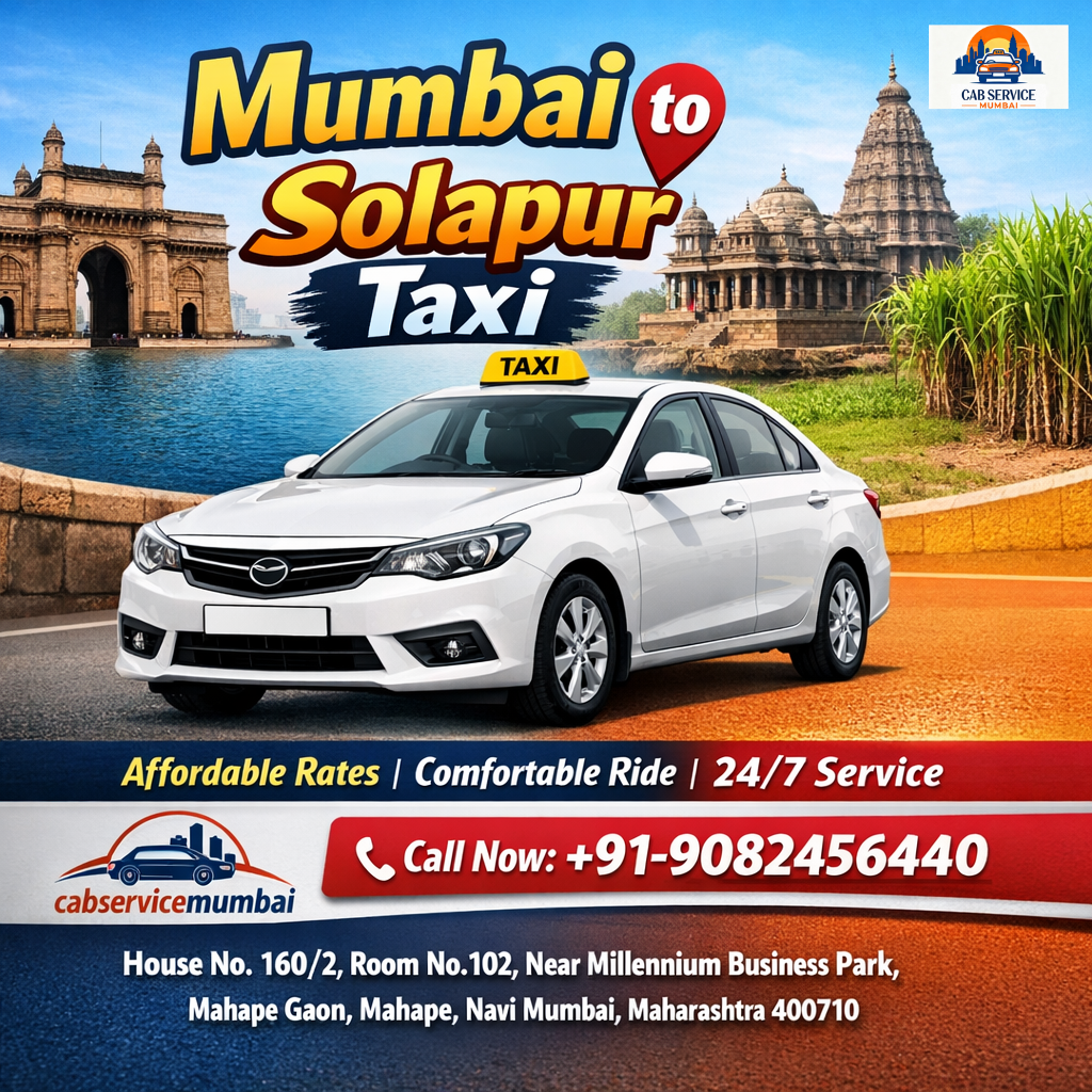 Mumbai to Solapur Taxi Service