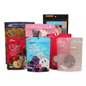 Custom stand up pouches for food
