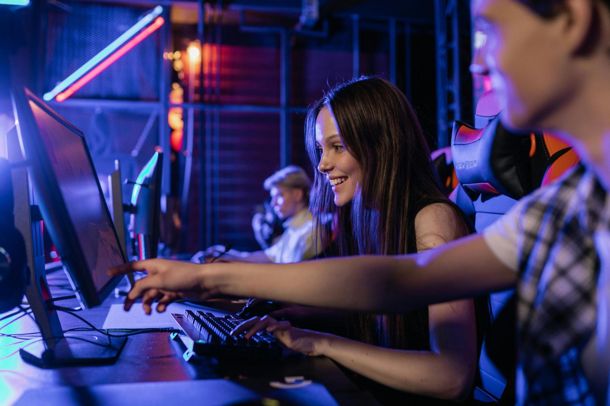a player looking happy due to a good gaming experience