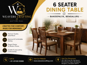 6 Seater Dining Table in Bandepalya