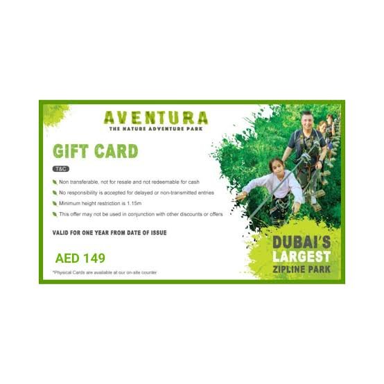 Aventura Parks Gift Cards