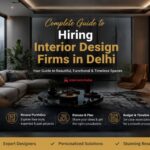 Complete Guide to Hiring Interior Design Firms in Delhi