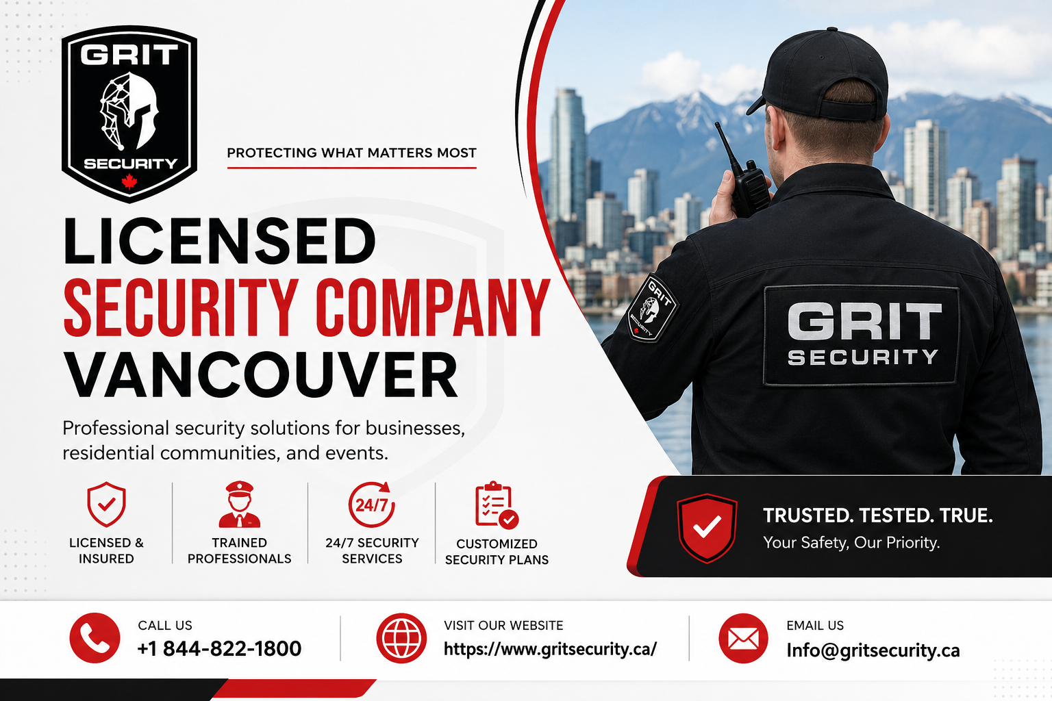 Licensed Security Company Vancouver