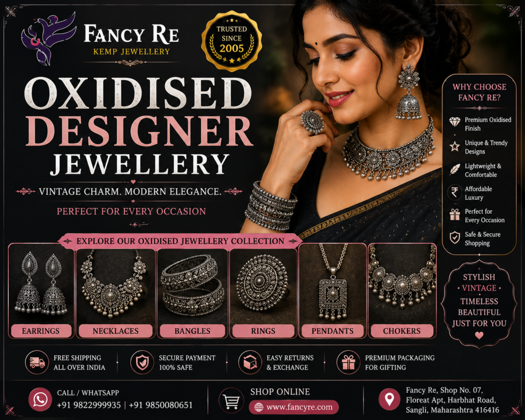 Oxidised Designer Jewellery