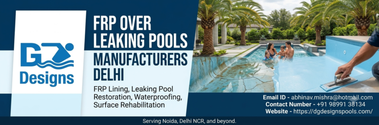 frp over leaking pools manufacturers delhi