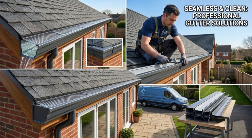 Gutter cleaning services.