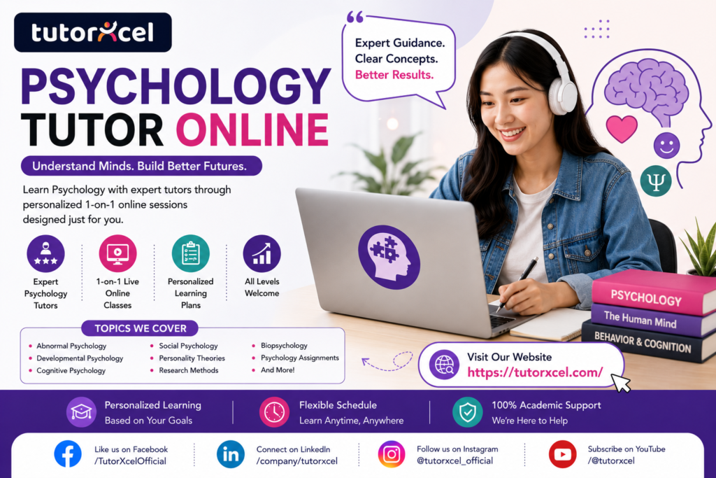 Achieve Academic Success with TutorXcel Psychology Tutors