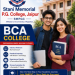 Stani Memorial P.G. College, recognised as a dependable choice for students looking into BCA Colleges in Jaipur, provides an industry-oriented BCA program aimed at establishing solid foundations in computer applications, programming, database management, and software development.