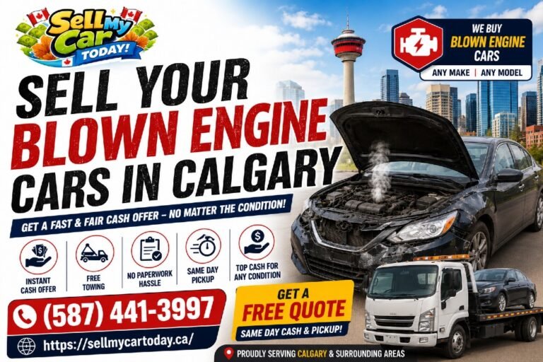 Sell Your Blown Engine Cars in Calgary