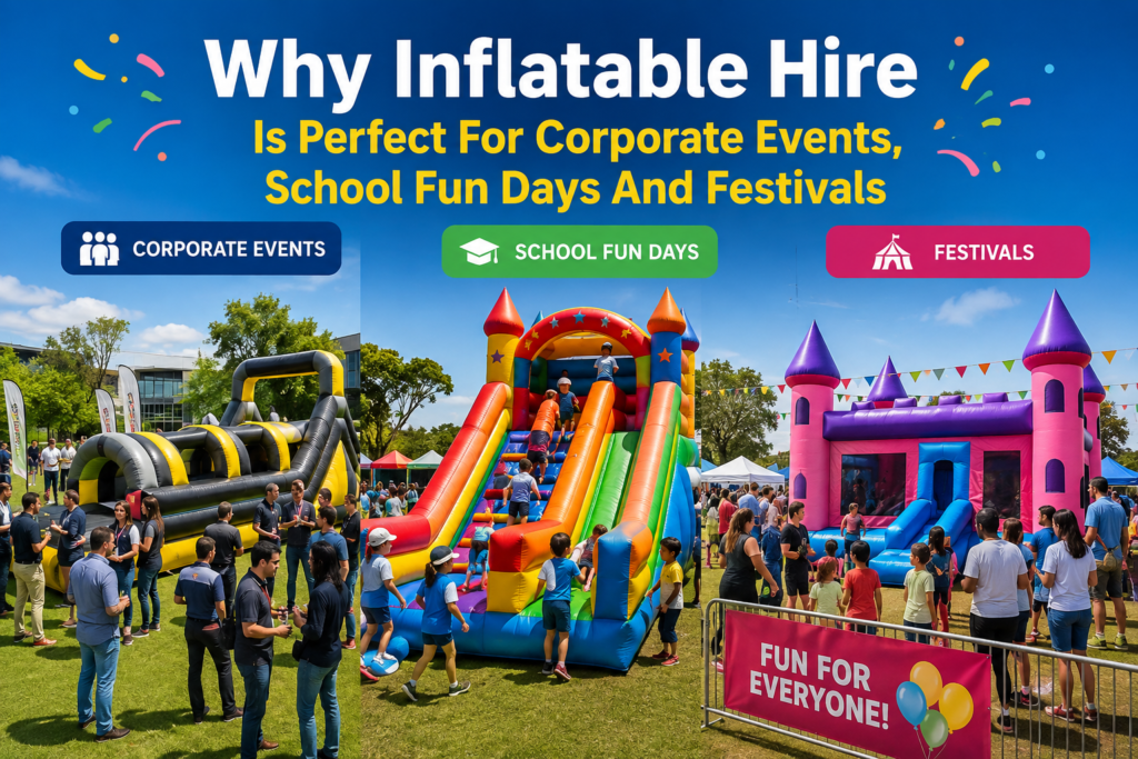 Inflatable Hire for Corporate Events, Schools & Festivals