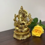 brass ganpati murti