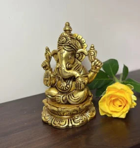 brass ganpati murti
