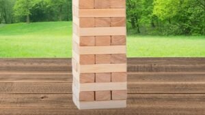 Giant Jenga With Logo