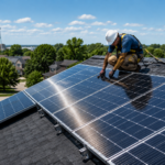 solar installation in Cedar Falls, Iowa