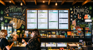 Digital Cannabis Menus Boards