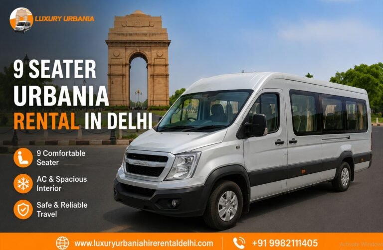 9 Seater Urbania Rental in Delhi