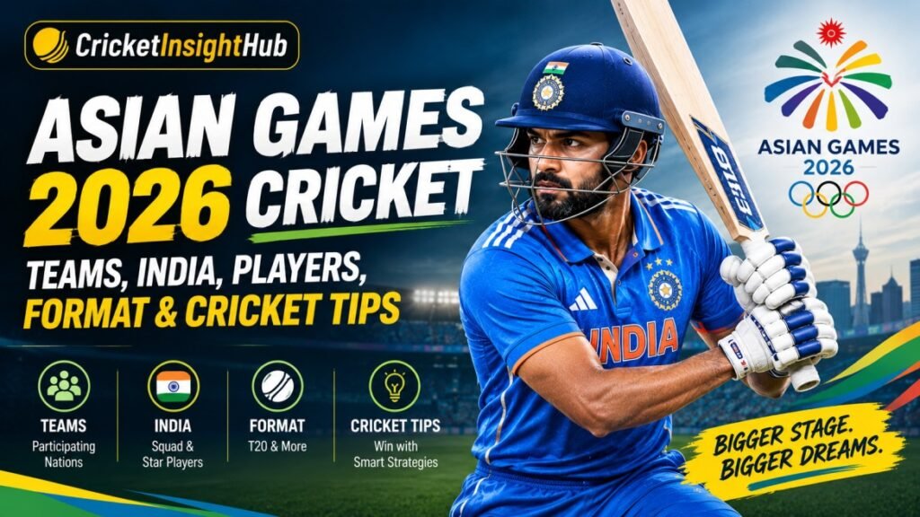 Asian Games 2026 Cricket