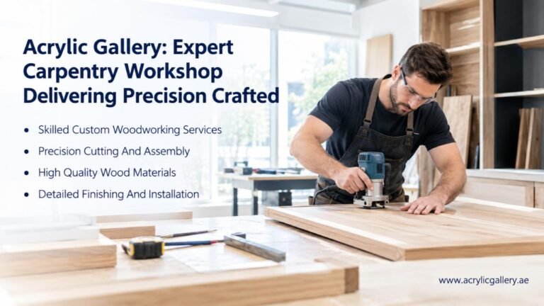 Carpentry Workshop in Dubai