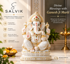 Handcrafted Ganesh Ji Murti for Your Sacred Space