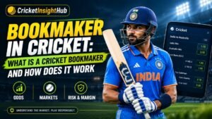Bookmaker in Cricket