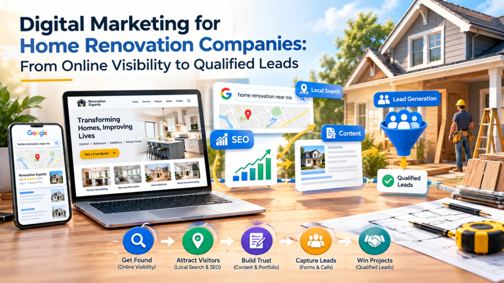 Digital Marketing for Home Renovation Companies