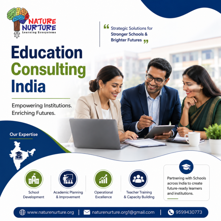 Education Consulting India for smarter school planning