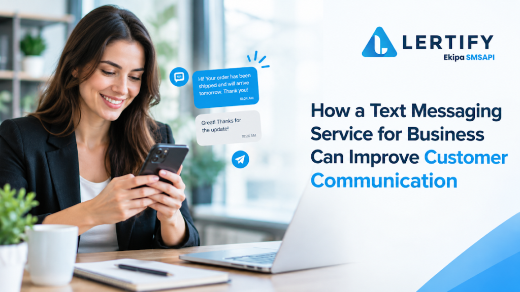 How a Text Messaging Service for Business Can Improve Customer Communication
