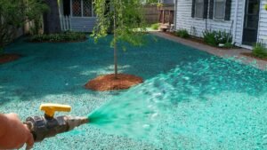Commercial hydroseeding services