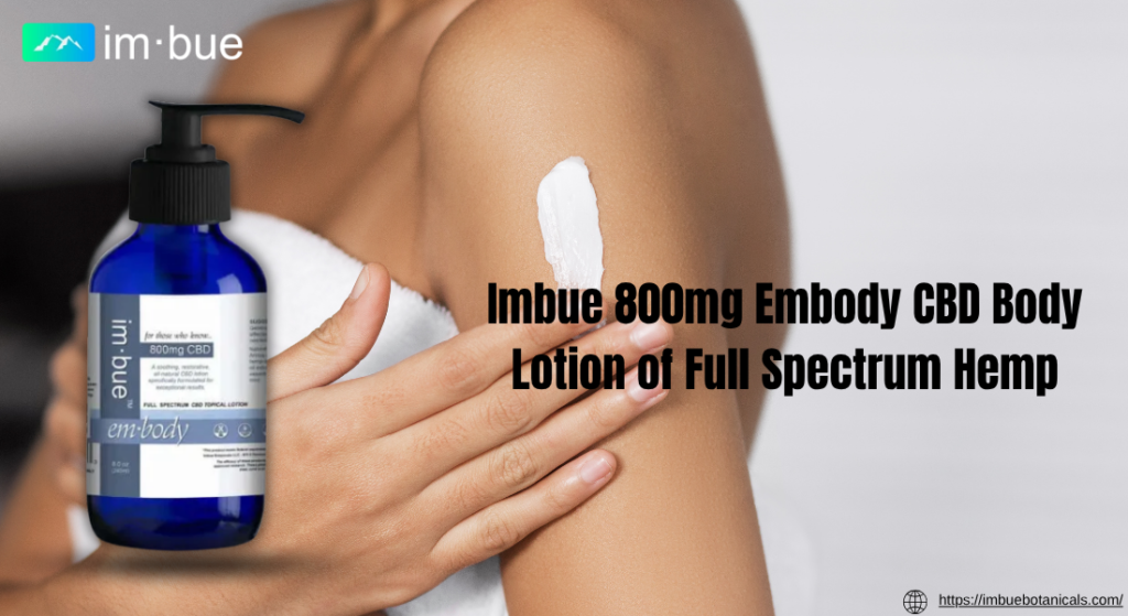 Paraben Free CBD Body Lotion