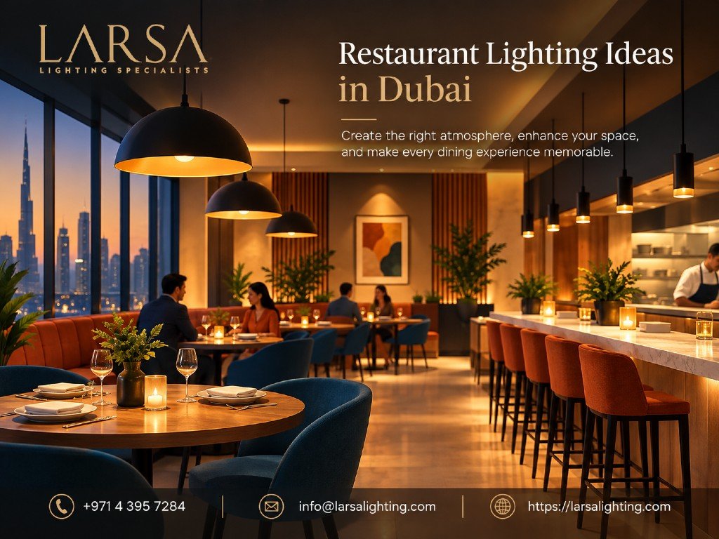 Restaurant Lighting Ideas in Dubai