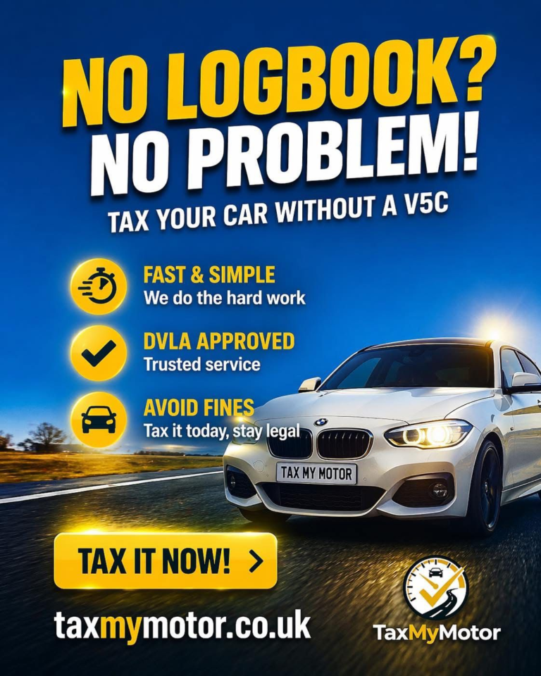 Tax car no V5