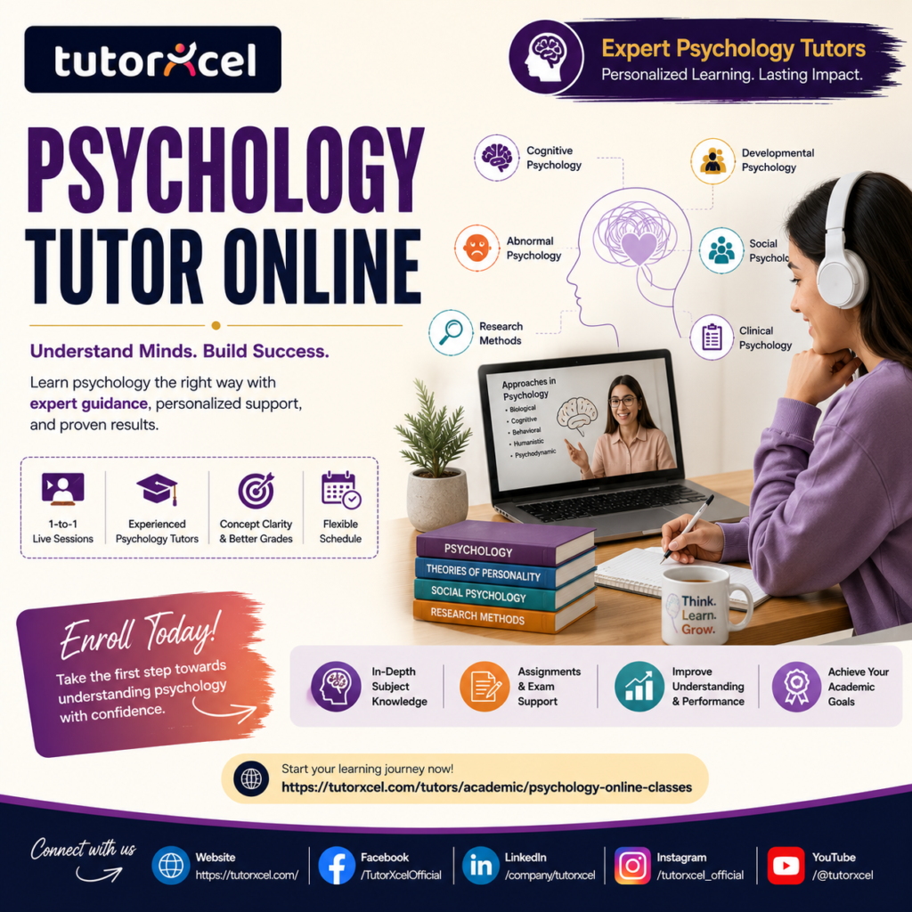 Why a Psychology Tutor Can Help You Develop Stronger Academic and Analytical Skills
