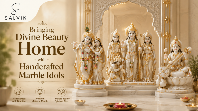 Radha Krishna Marble Murti, Marble Ram Darbar and Saraswati Mata Marble Murti
