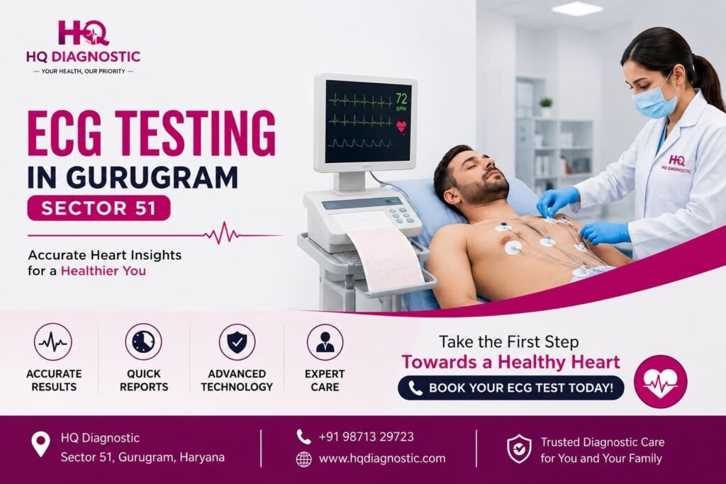 ECG Test in Gurugram Sector 51: Uses, Procedure, Preparation and Benefits