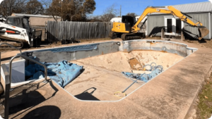 plano pool demolition