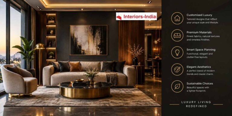 Best Interior Designers in India for Luxury Home Interiors