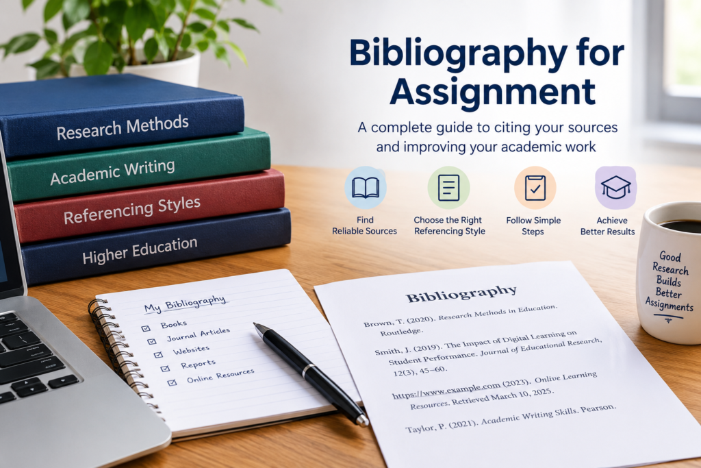 bibliography sample for assignment​