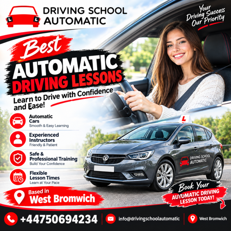 Automatic driving lessons Stourbridge