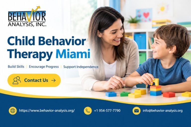Child Behavior Therapy Miami